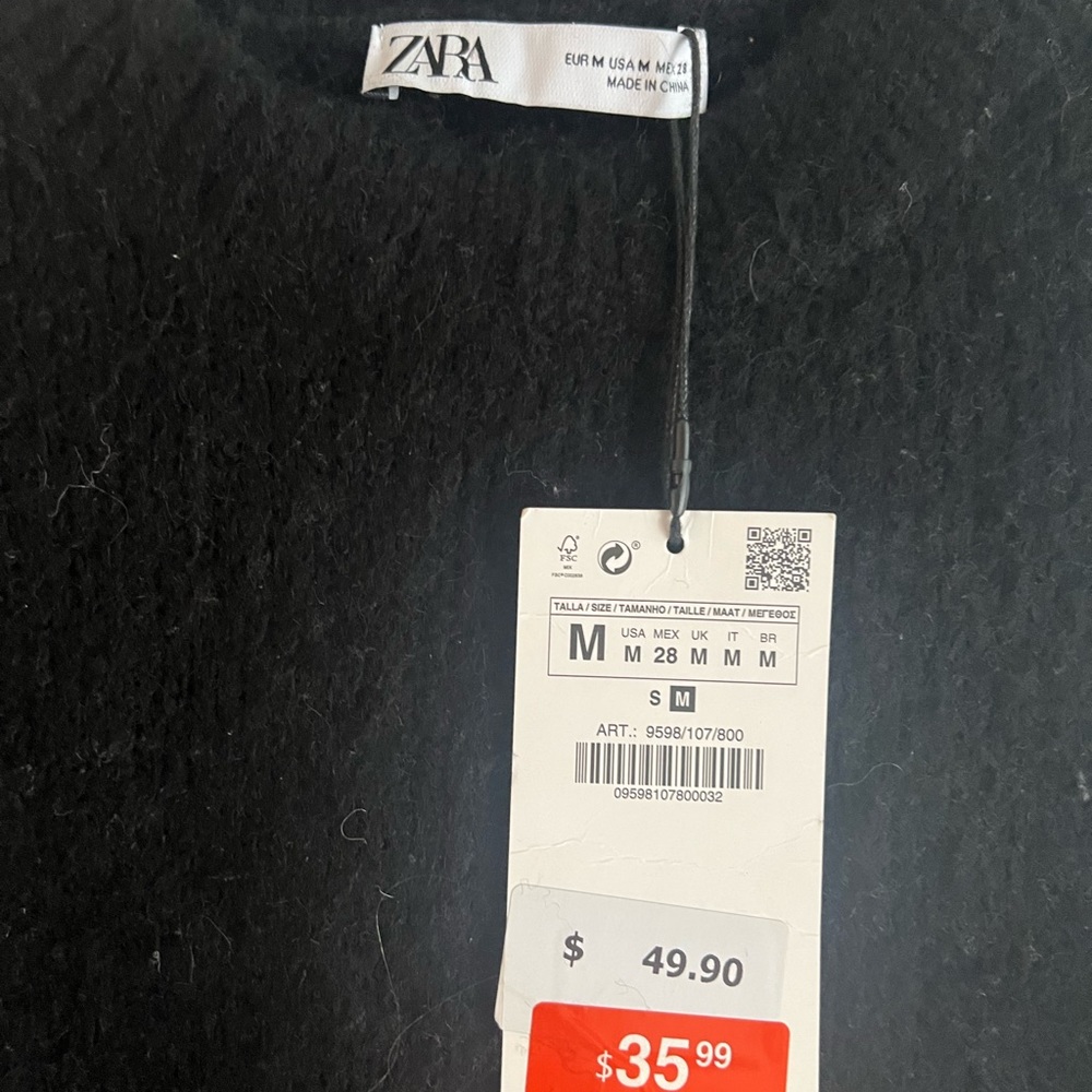 NWT Zara Oversized Sweater